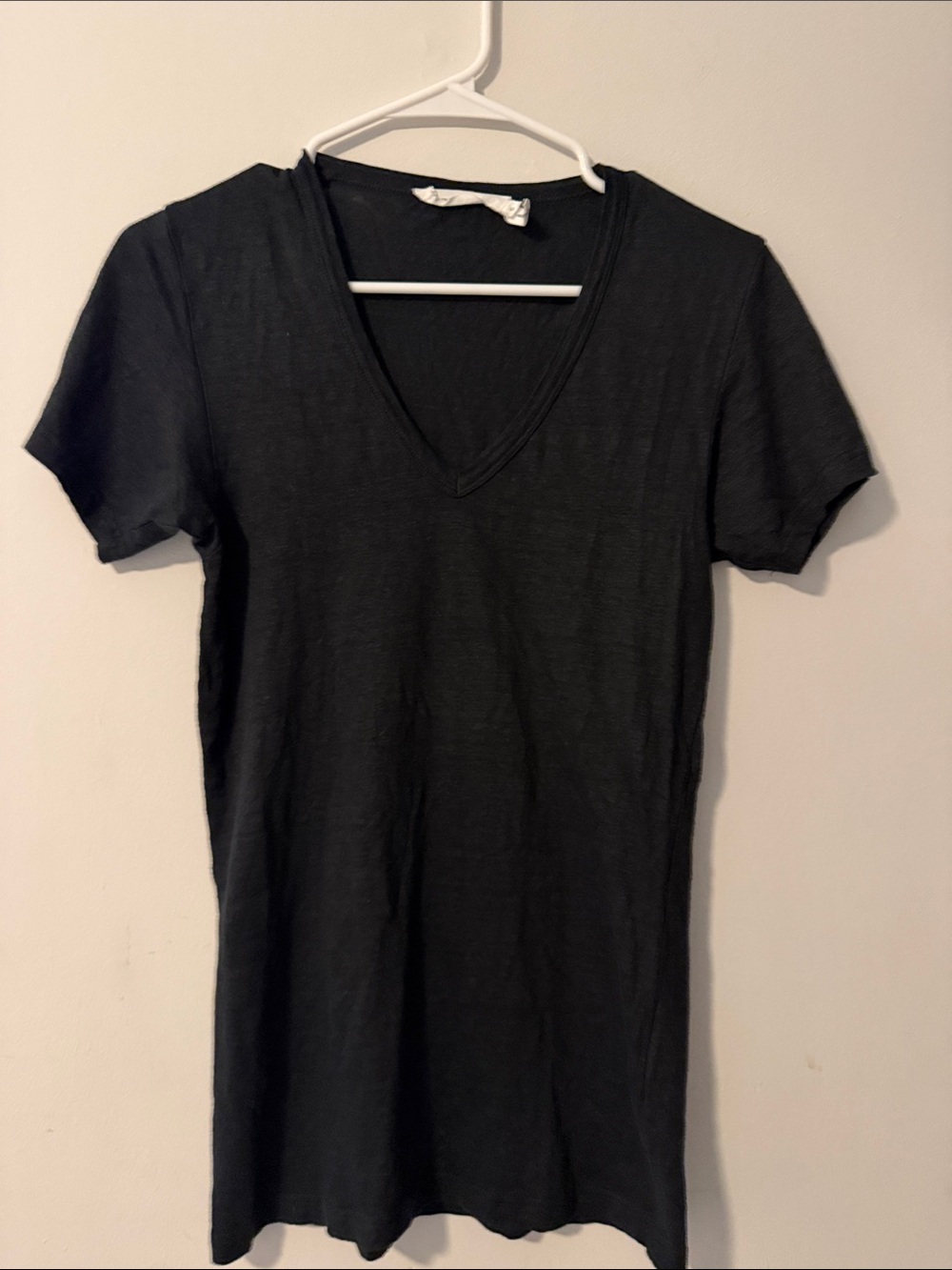 Isabel Marant Black V-Neck Short Sleeve Tee